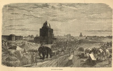 Environs de Delhi, 1857